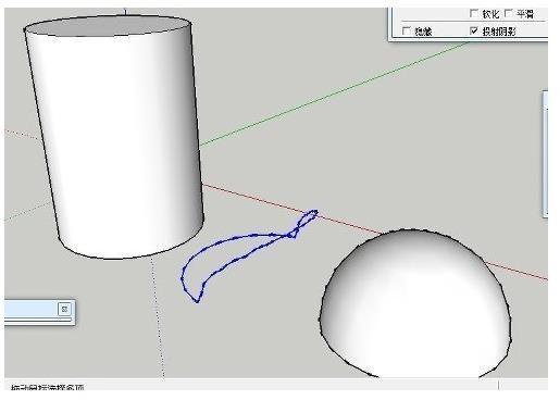 sketchup模型交错与选择交错有什么区别?