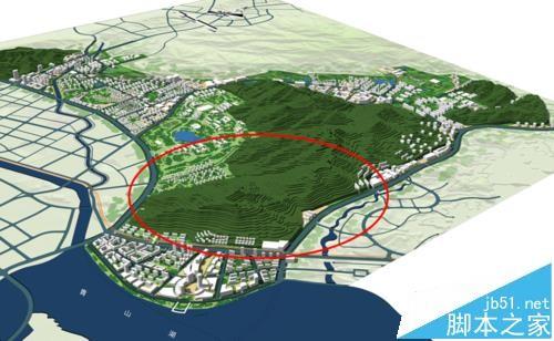 sketchup怎么绘制山体模型?