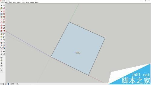 sketchup怎么画一个金属的圆角正方体环?