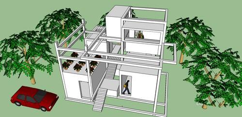 SketchUp平面立面和剖面图怎么导出?