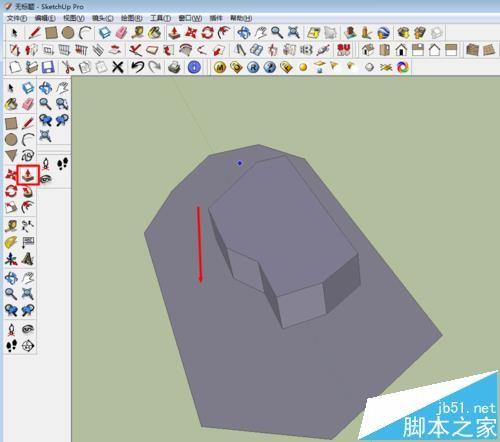 sketchup怎么绘制山体模型?