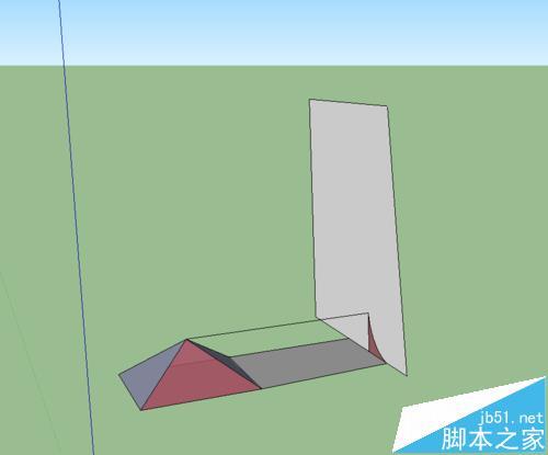 sketchup怎么绘制曲面屋顶?