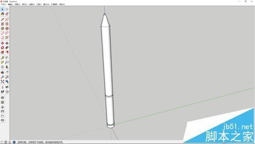 sketchup怎么画自动铅笔模型?