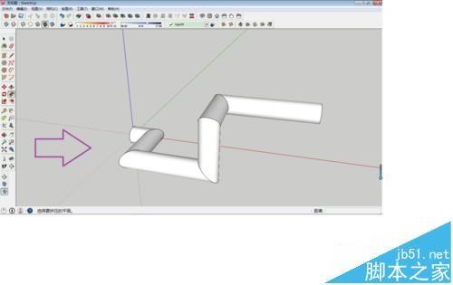 SketchUp怎么绘制水管模型?
