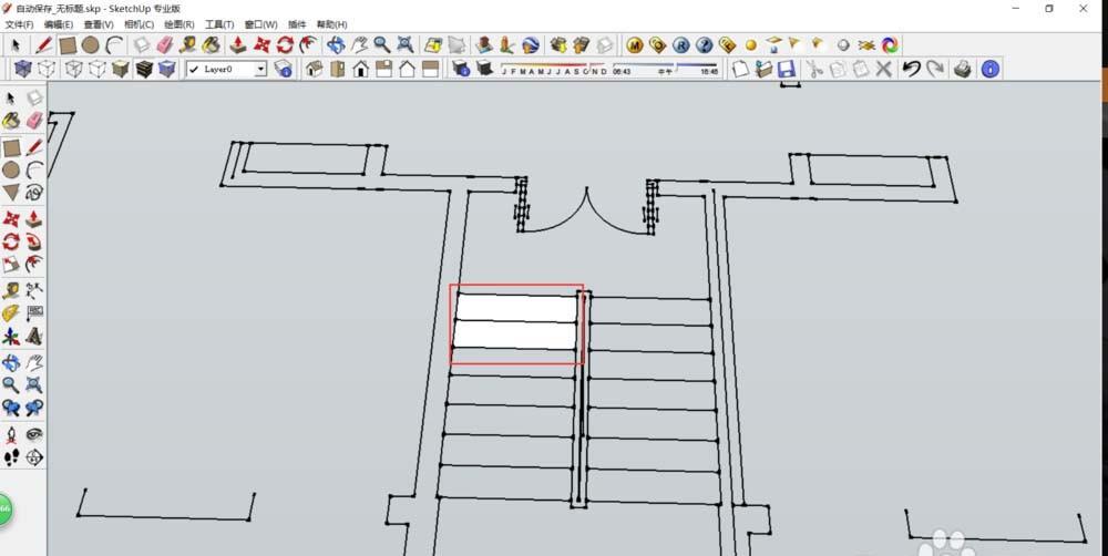 Sketchup怎么设计楼梯模型? SU绘制立体楼梯的教程