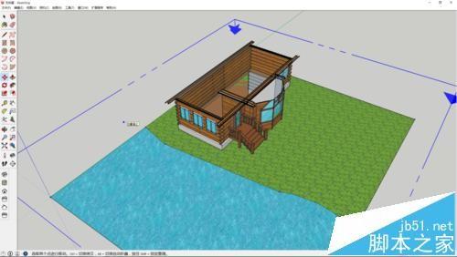 sketchup怎么查看剖切面视图?