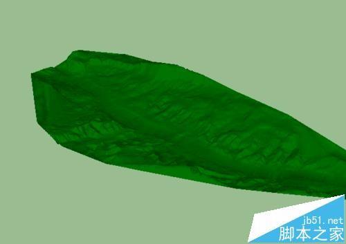 sketchup怎么绘制山体模型?