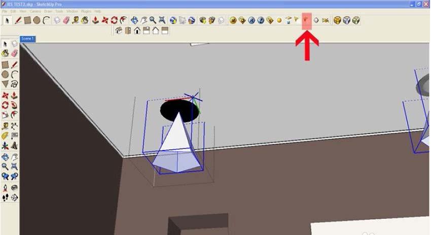 SketchUp中怎么渲染文件?