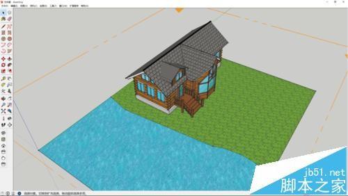 sketchup怎么查看剖切面视图?