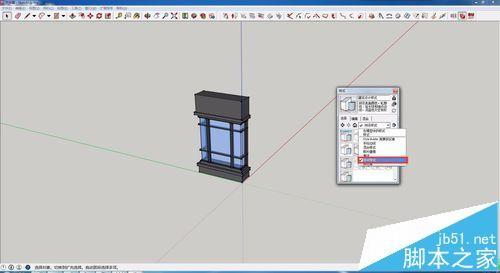 SketchUp中怎么检查模型的正反面?