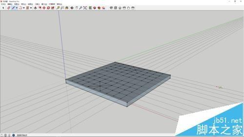 sketchup怎么画中国象棋桌子模型?