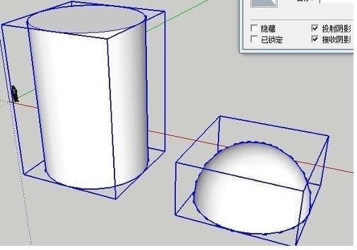 sketchup模型交错与选择交错有什么区别?