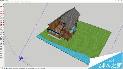 sketchup怎么查看剖切面视图?