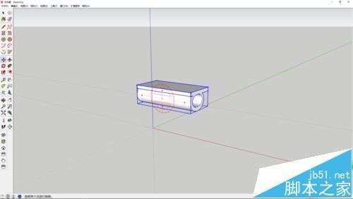sketchup怎么绘制b字母桌椅模型?