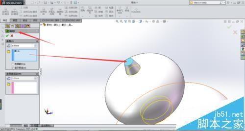 solidworks怎么绘制木质葫芦模型?