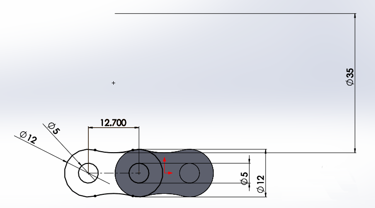 SolidWorks怎么创建滚子链零件模型?