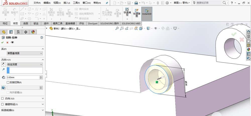 SolidWorks怎么建模翻盖手机? sw设计翻盖手机的教程