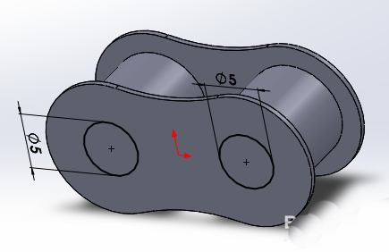 SolidWorks怎么创建滚子链零件模型?