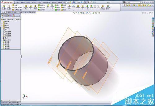 Solidworks怎么在曲面上拉伸? solidworks曲面拉伸的实例教程