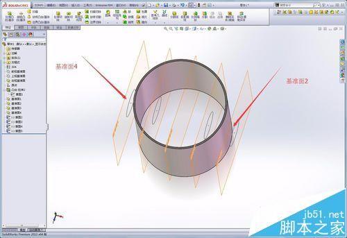 Solidworks怎么在曲面上拉伸? solidworks曲面拉伸的实例教程
