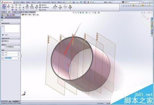 Solidworks怎么在曲面上拉伸? solidworks曲面拉伸的实例教程