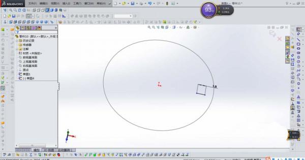 SolidWorks怎么沿着圆环画螺旋线?