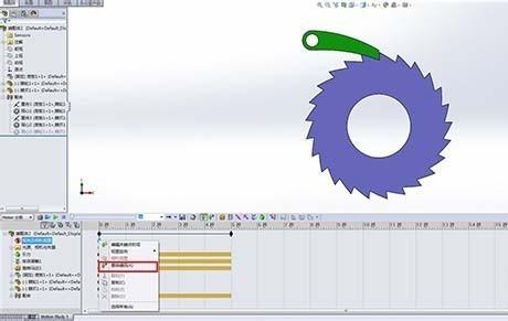 SolidWorks怎么制作棘轮棘爪运动仿真?