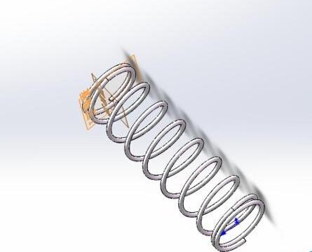 solidworks怎么画压缩弹簧?