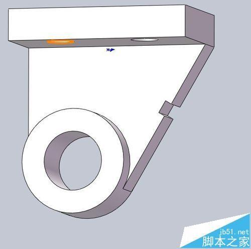 SolidWorks怎么创建支架模型?