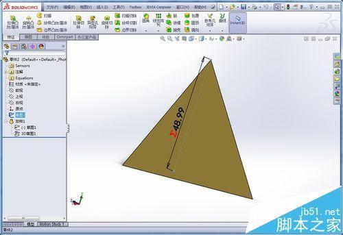 SolidWorks怎么添加尺寸方程式?