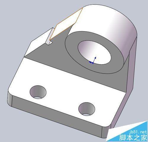 SolidWorks怎么创建支架模型?
