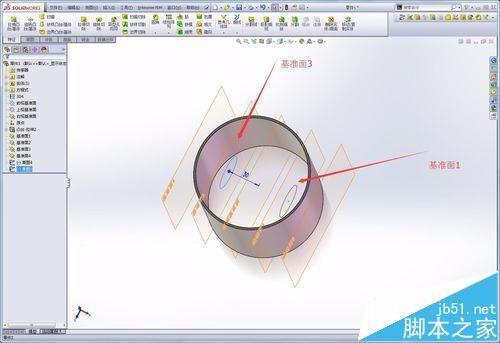 Solidworks怎么在曲面上拉伸? solidworks曲面拉伸的实例教程