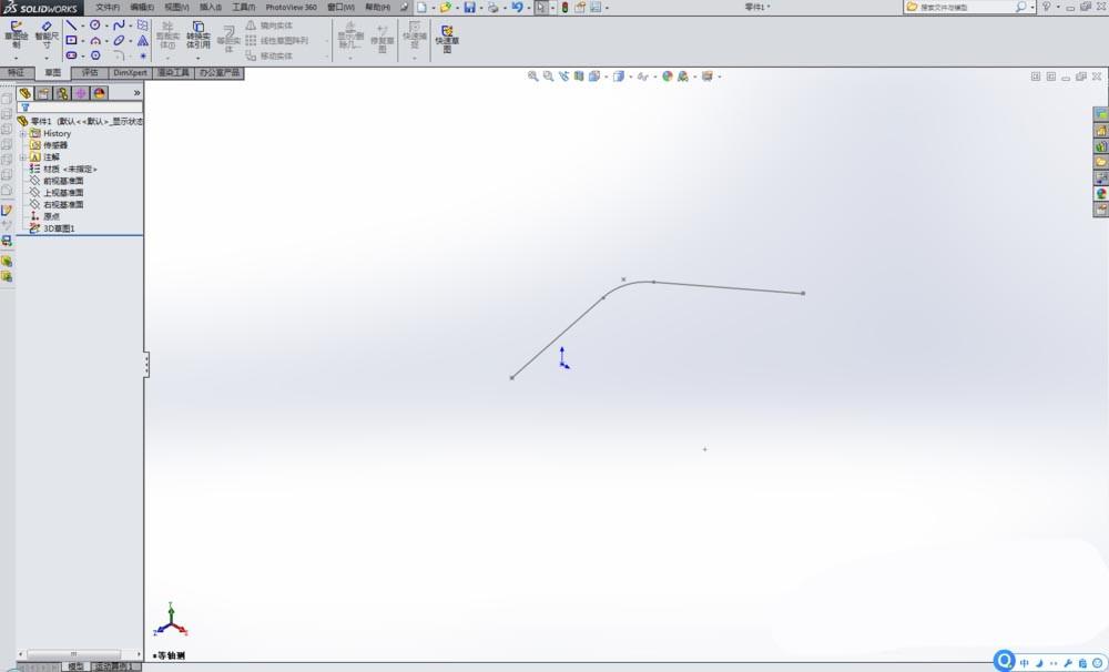 Solidwork怎么创建立体的不规管道?