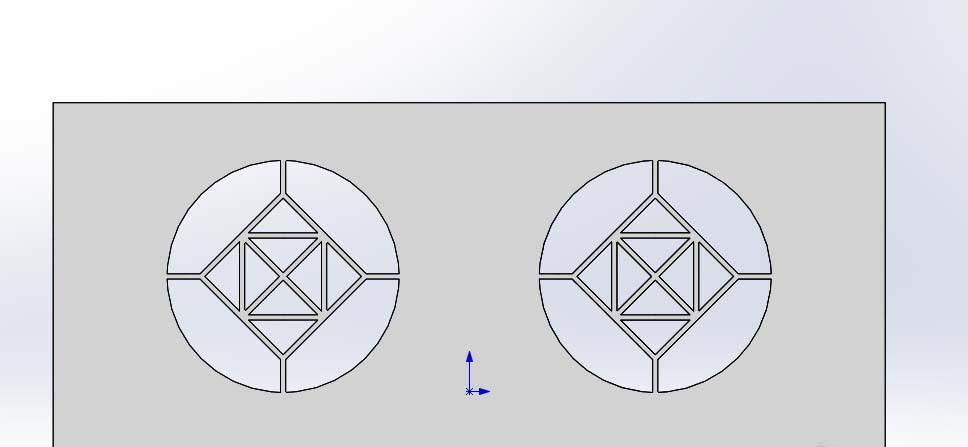 SolidWorks怎么绘制通风口的平面图?