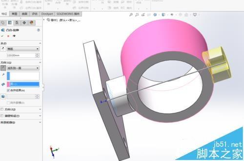 SolidWorks怎么拉伸实体?