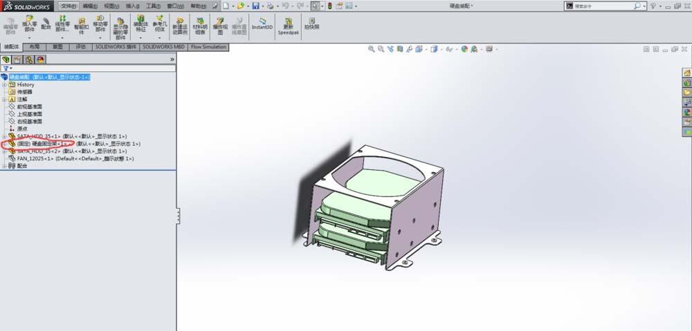 SolidWorks装配体零件名称的两种修改方法