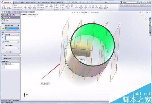 Solidworks怎么在曲面上拉伸? solidworks曲面拉伸的实例教程