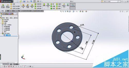 solidworks怎么使用方程式绘制不同规格零件建模?