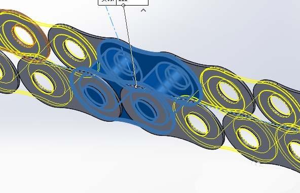 SolidWorks怎么创建滚子链零件模型?
