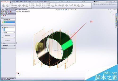 Solidworks怎么在曲面上拉伸? solidworks曲面拉伸的实例教程