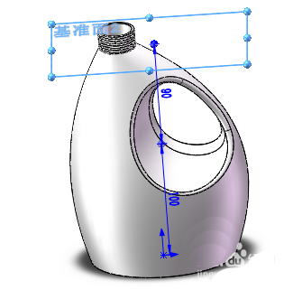 Solidworks怎么绘制奶瓶的三维模型?