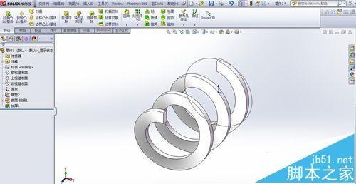 solidworks怎么建立螺旋叶/绞龙模型?