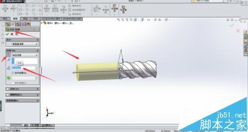 solidworks怎么使用扫描命令绘制铣刀?