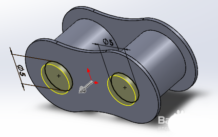 SolidWorks怎么创建滚子链零件模型?