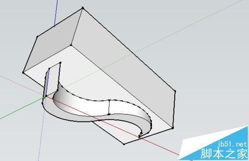 SolidWorks怎么画曲线坡道? SU曲线坡道的绘制教程