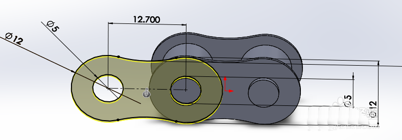 SolidWorks怎么创建滚子链零件模型?