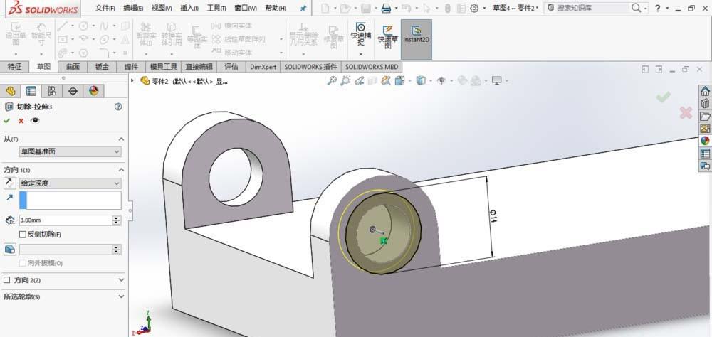 SolidWorks怎么建模翻盖手机? sw设计翻盖手机的教程
