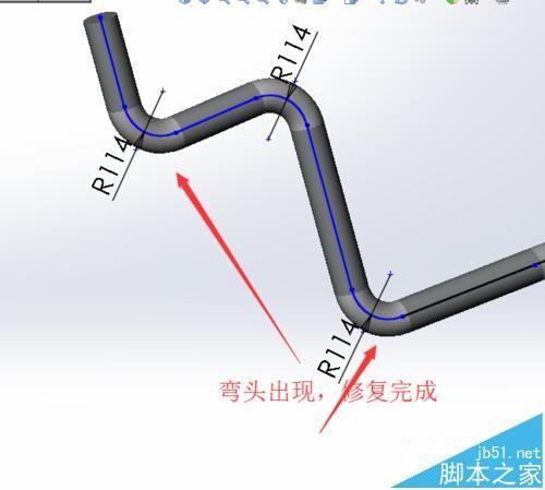solidworks配管不能自动生成弯管出现错误提示遗失弯管该怎么办?