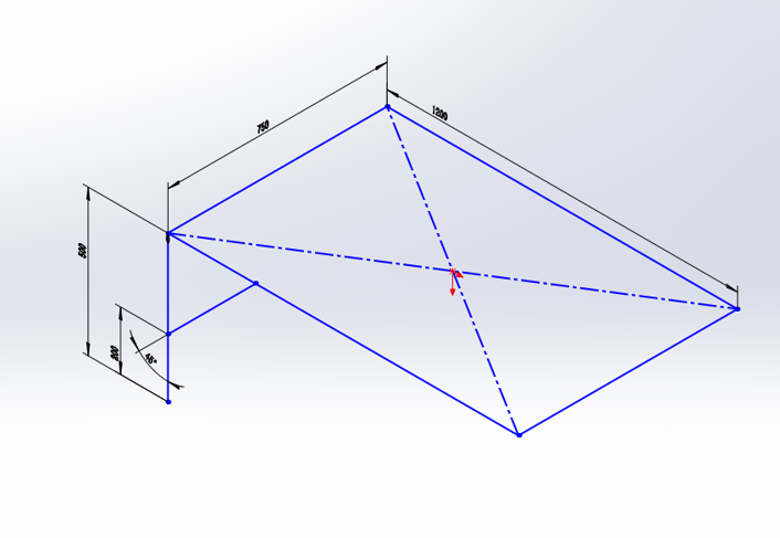 solidworks怎么焊接玻璃面的桌子?
