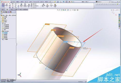 Solidworks怎么在曲面上拉伸? solidworks曲面拉伸的实例教程